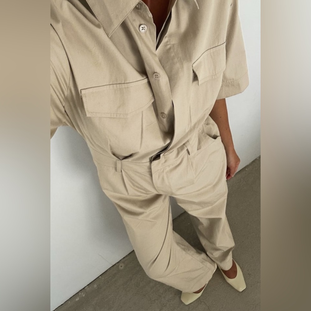 na-kd cargo jumpsuit